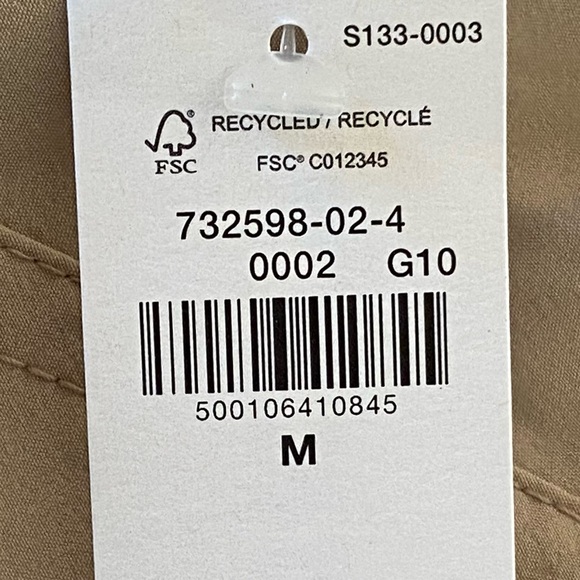 NEW High-Waisted StretchTech Wide-Leg Beige Cargo Pants for Women - Picture 11 of 11